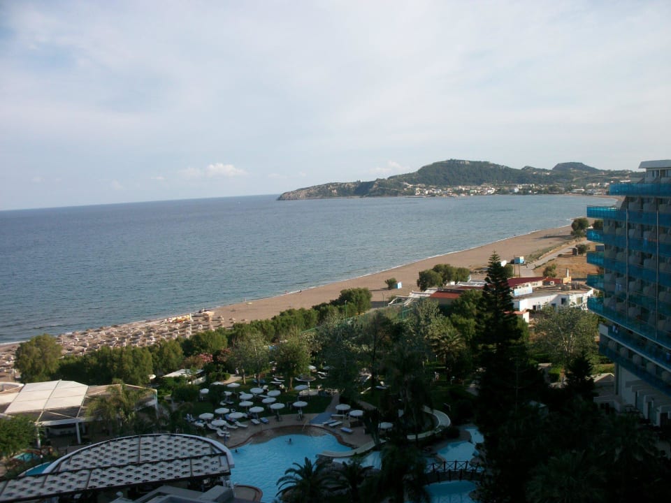 Aussicht von oben Hotel Calypso Beach
