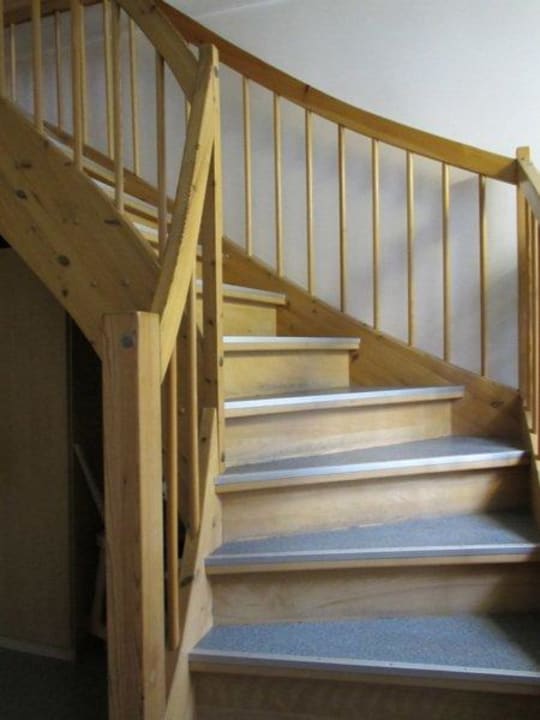 Treppe zu den Zimmern Pension zur Reblaus