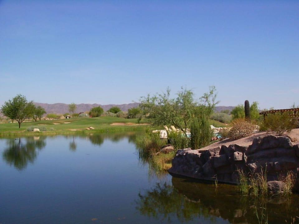 Blick vom Pool Hotel Sheraton Wild Horse Pass Resort & Spa