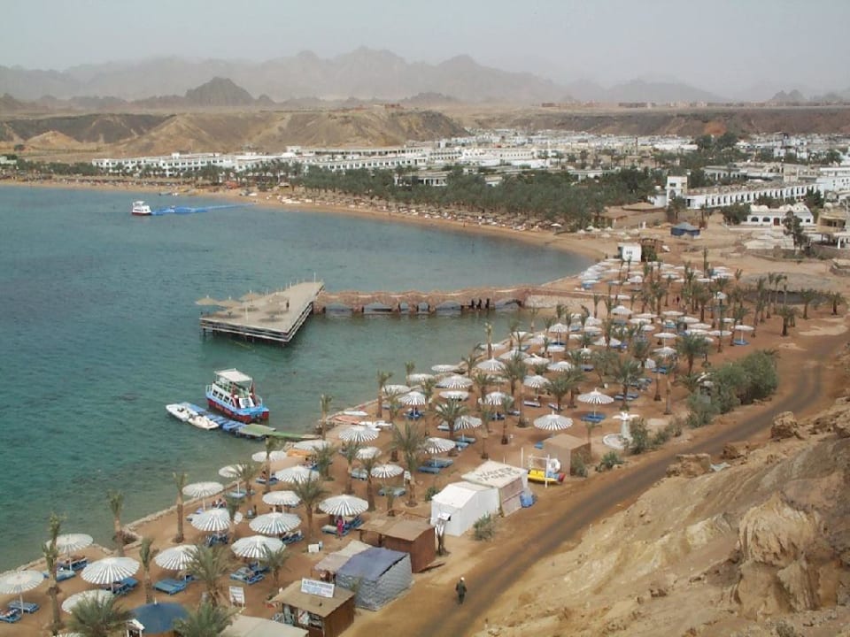 Aussicht vom Lift nach rechts auf Sharm el Sheikh Albatros Sharm Resort