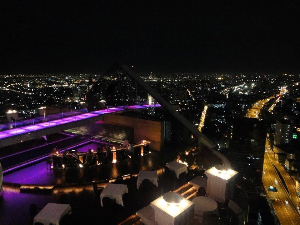 Blick aus der Hangover Suite Tower Club At Lebua