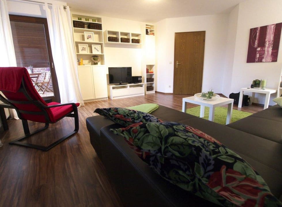 Wohnzimmer Die Ferienwohnung an der Aa