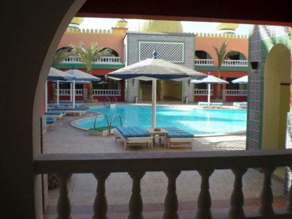 Ausblick aus Zimmer 301 Pickalbatros Alf Leila Wa Leila Resort - Neverland Hurghada