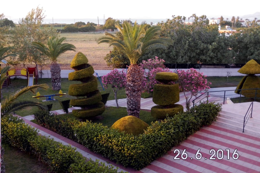 Aus der Lobby gesehen Corali Hotel