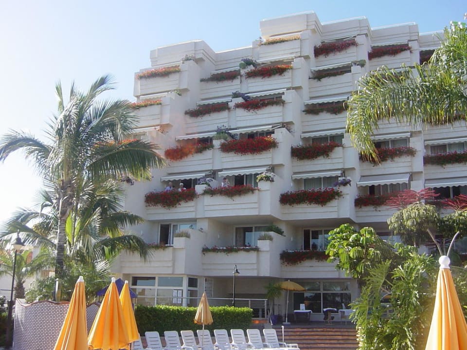 Unsere Zimmer vom Pool aus gesehen Landmar Playa La Arena