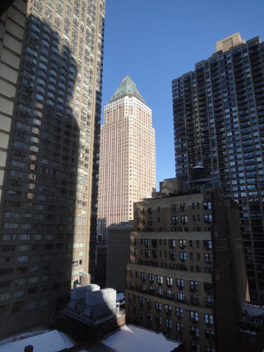 Aussicht in die Stadt Hotel Edison