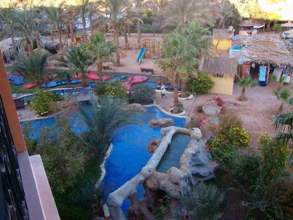 Blick vom T-Block Giftun Azur Resort