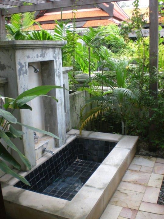 Außenwanne/Dusche Khaolak Bhandari Resort & Spa