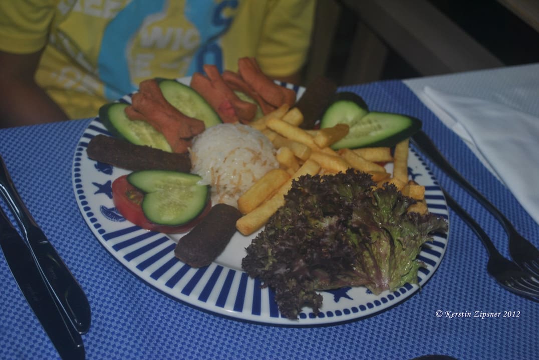 Kids-Menu im A-la-Carte Can Garden Beach