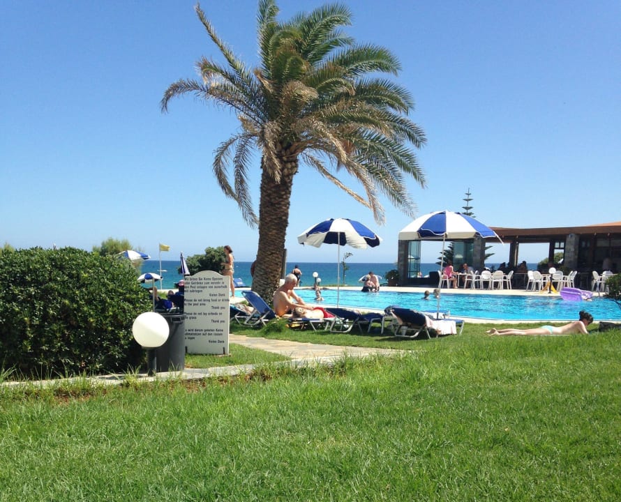 Ausblick vom Zimmer Hotel Ariadne Beach