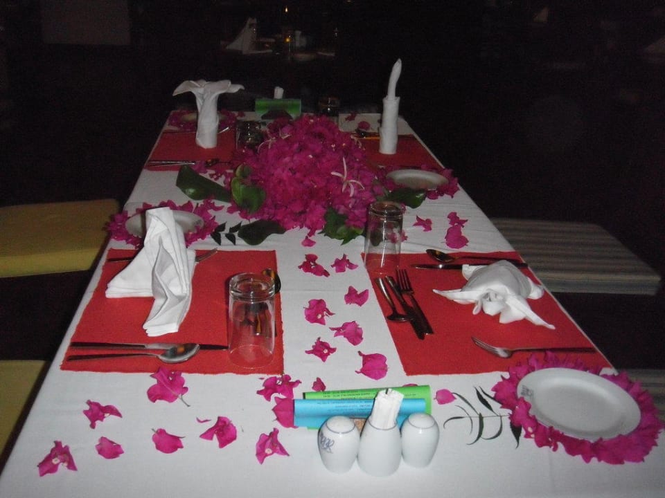 Geburtstagstisch NH Collection Maldives Reethi Resort