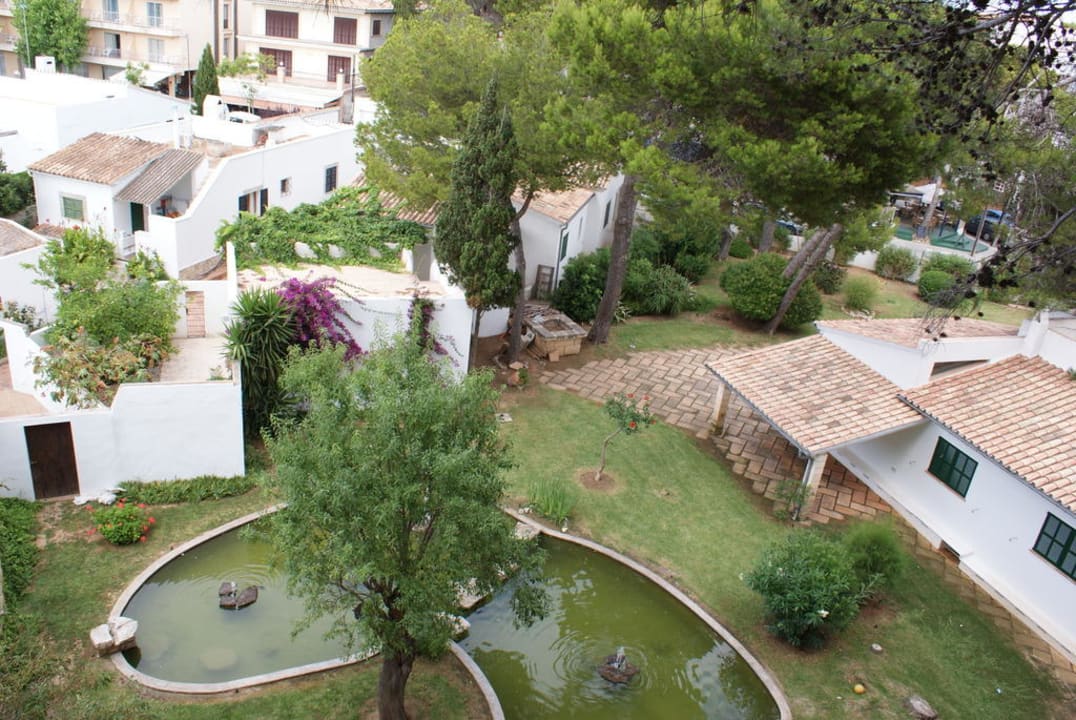 Ausblick aus den ruhigen Zimmern Hotel Serrano Palace