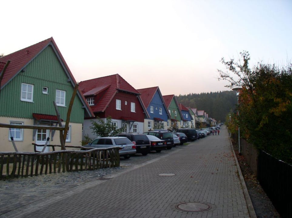 Zufahrt zu den Ferienhäusern Hasseröder Ferienpark