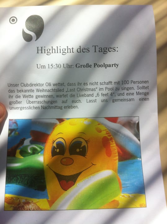 Poolwette von Clubchef Olli ROBINSON QUINTA DA RIA