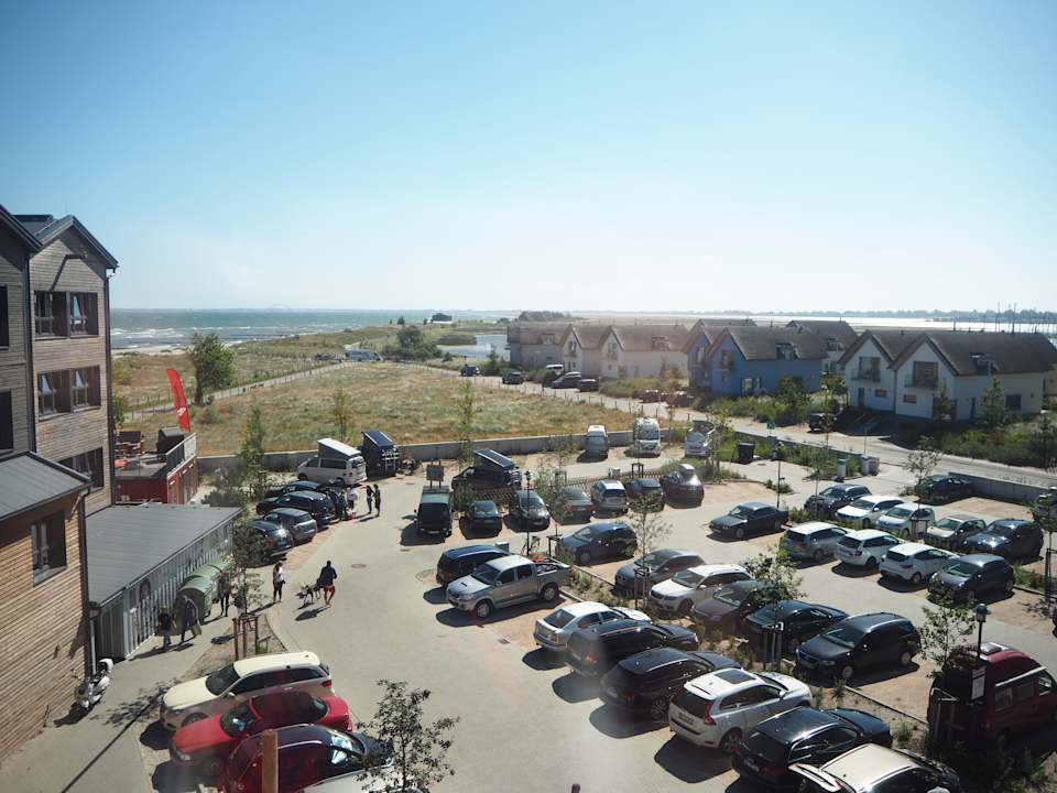 Ausblick Bretterbude Heiligenhafen