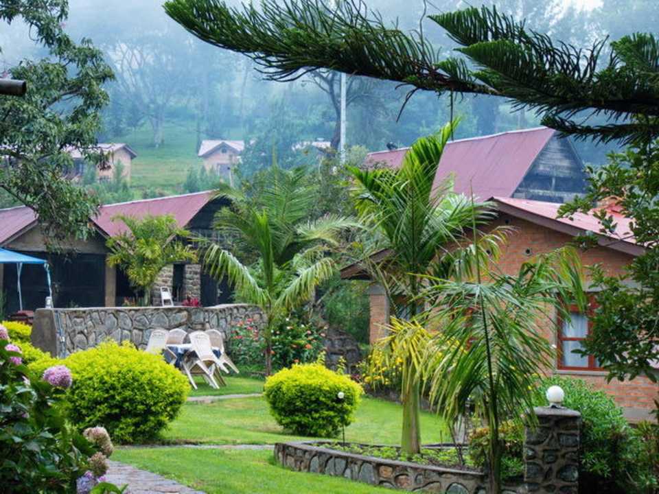 Blick auf unseren Bungalow Muller's Mountain Lodge