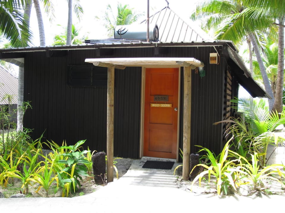 Beach-Bure Außenansicht Hotel Matamanoa Island Resort