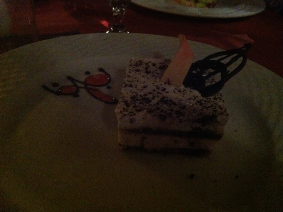 Tiramisu im Restaurant Olive The Grand Hotel Sharm El Sheikh