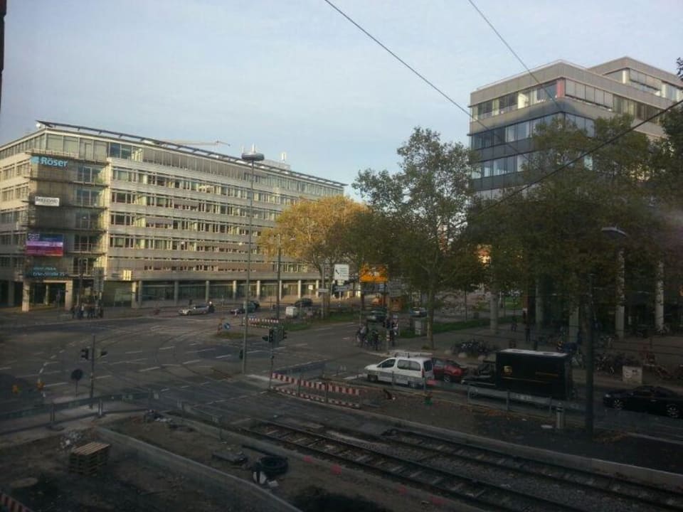 Blick vom Zimmer auf die Strasse The Q Quadro City Hotel