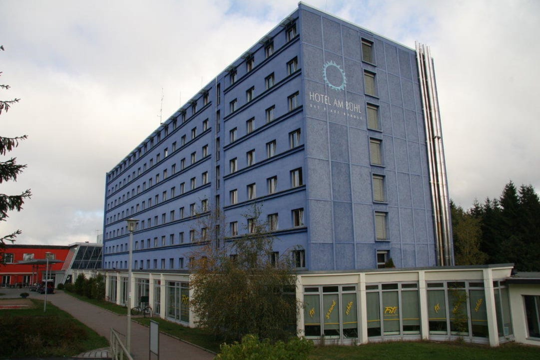 Blick aus Richtung Eibenstocker Badegärten Hotel Am Bühl