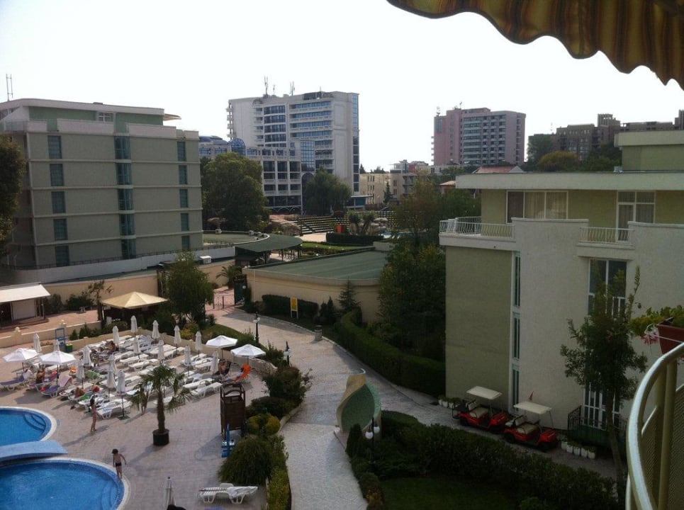 Blick vom Balkon DAS Club Hotel Sunny Beach