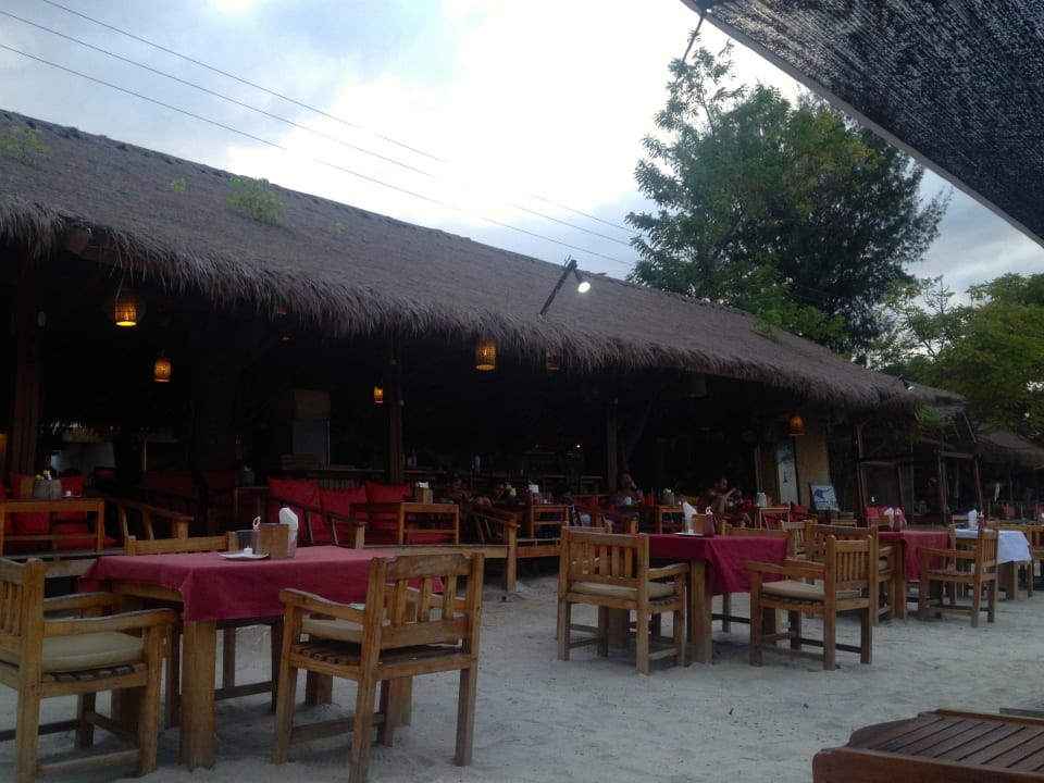 Blick vom Strand Chill Out Bungalows