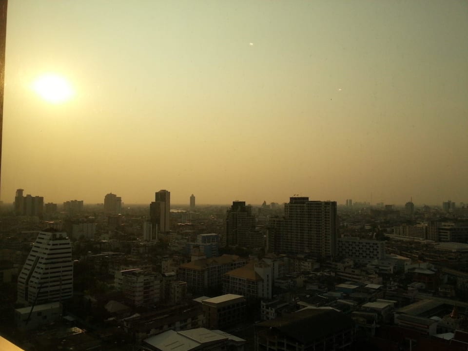 Ausblick aus dem Zimmer im 20. Stock Hotel Le Meridien Bangkok