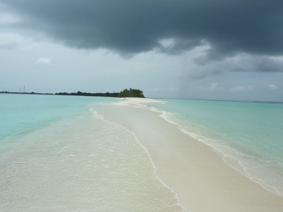 Wunderschöne Sandbank Kuramathi Maldives