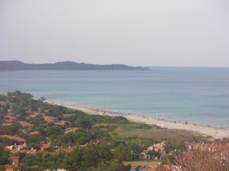 Blick zum Strand Apartments Costa Rei