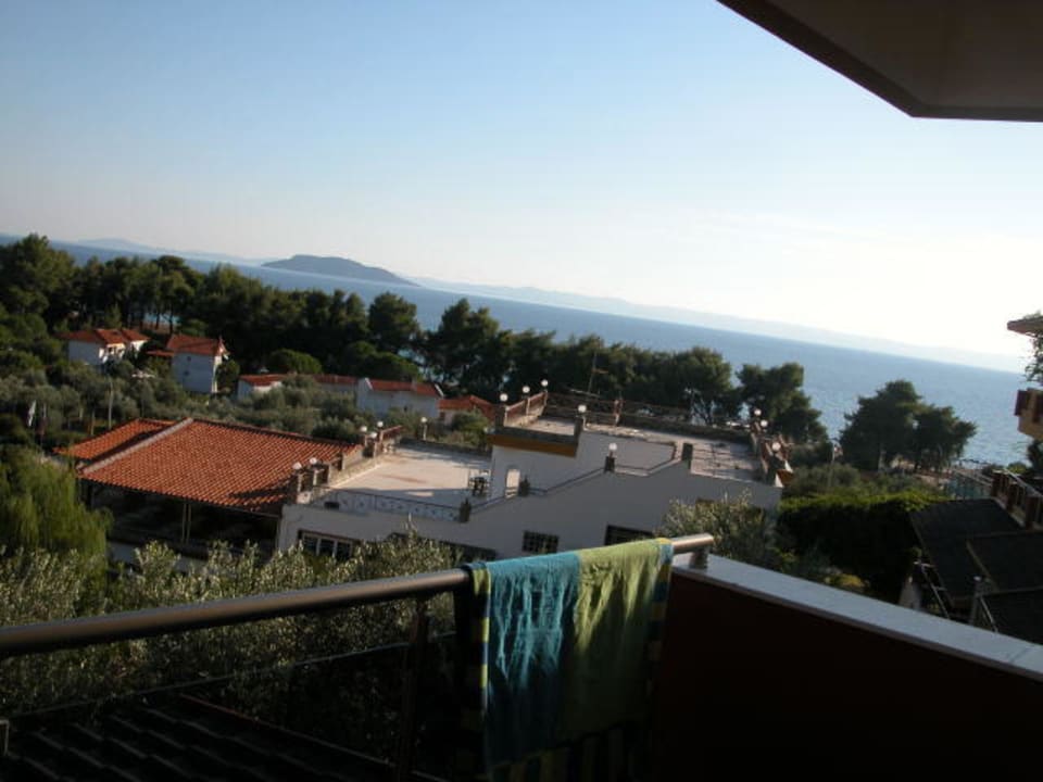 Aussicht vom Balkon Lagomandra Hotel & Spa