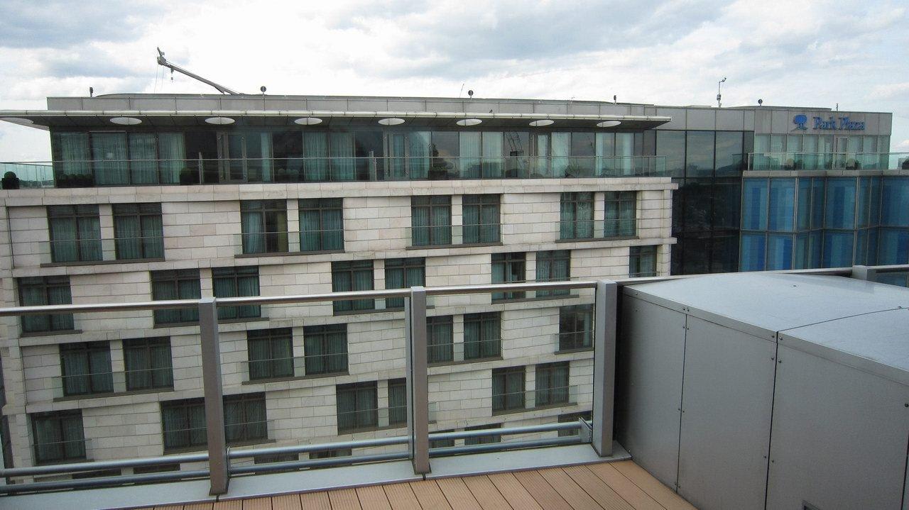 Top balconies from Park Plaza Westminster Hotel  Park Plaza County Hall London