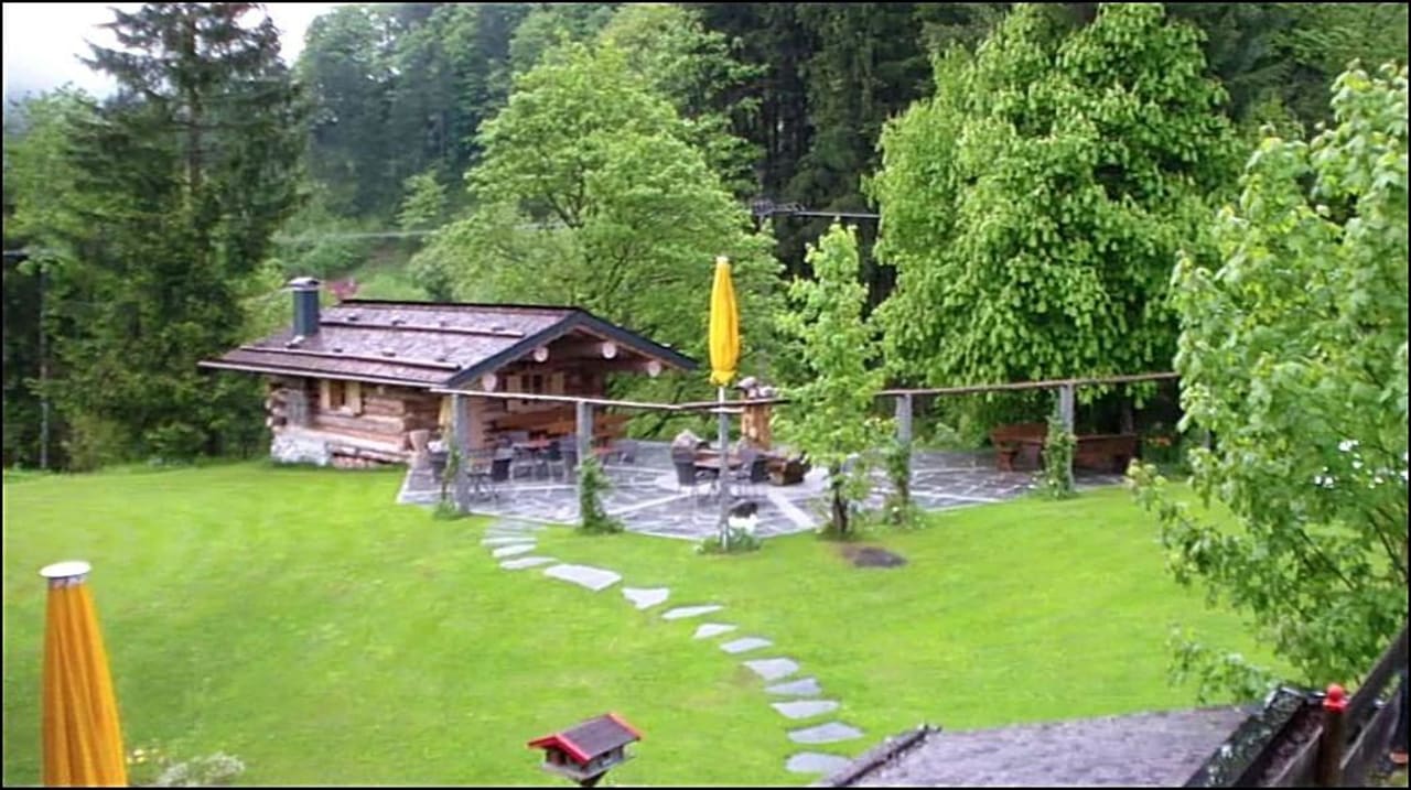 Blick aus dem Fenster Ferienappartementhaus Brunnenhof