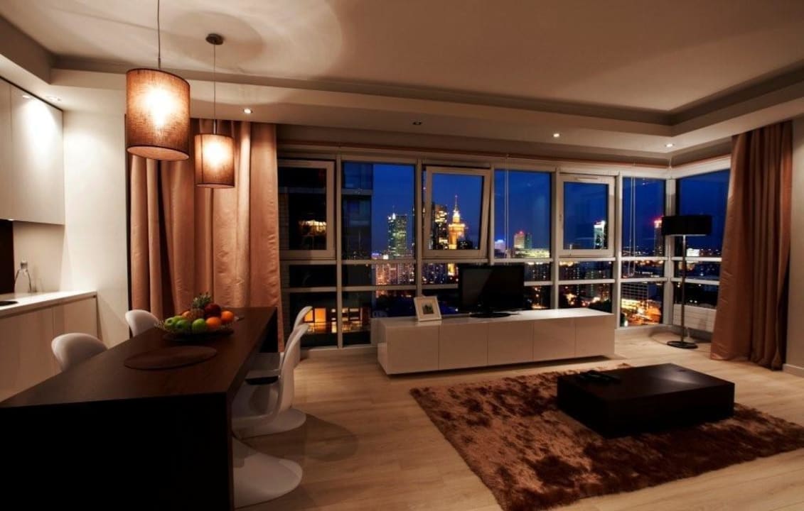 Apartament Grand z panoramą Warszawy Apartments Platinum Residence