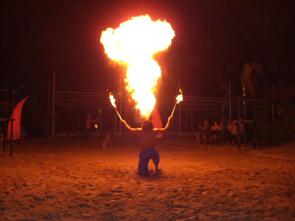 Feuershow, sehr professionell  Aydinbey Kings Palace & Spa