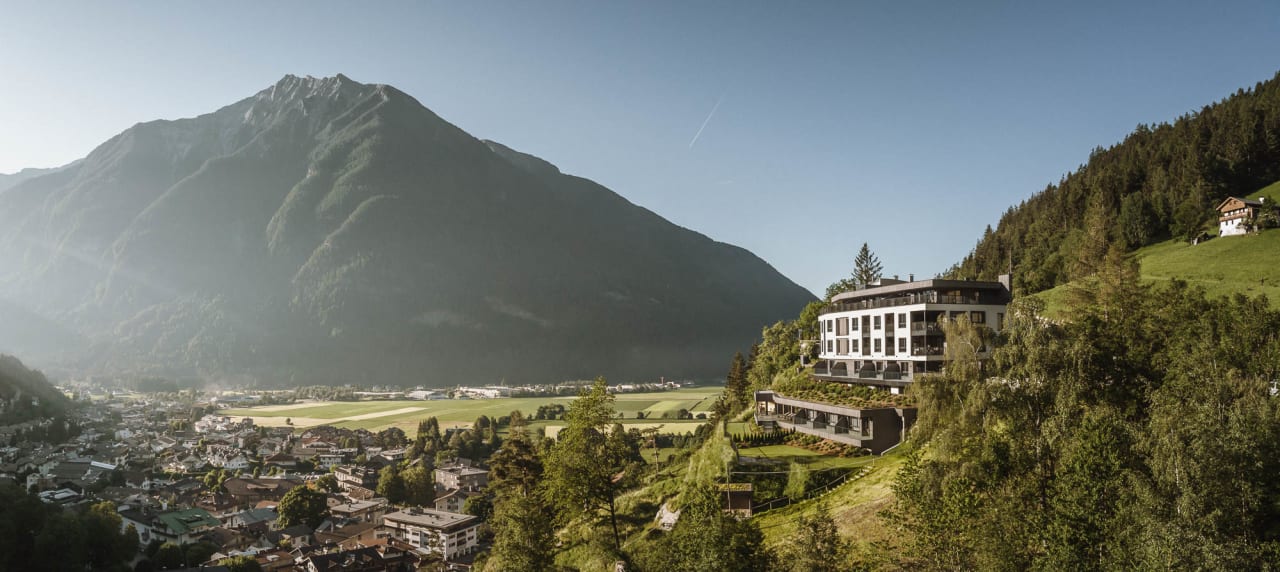 Außenansicht AhriaPura Apartments