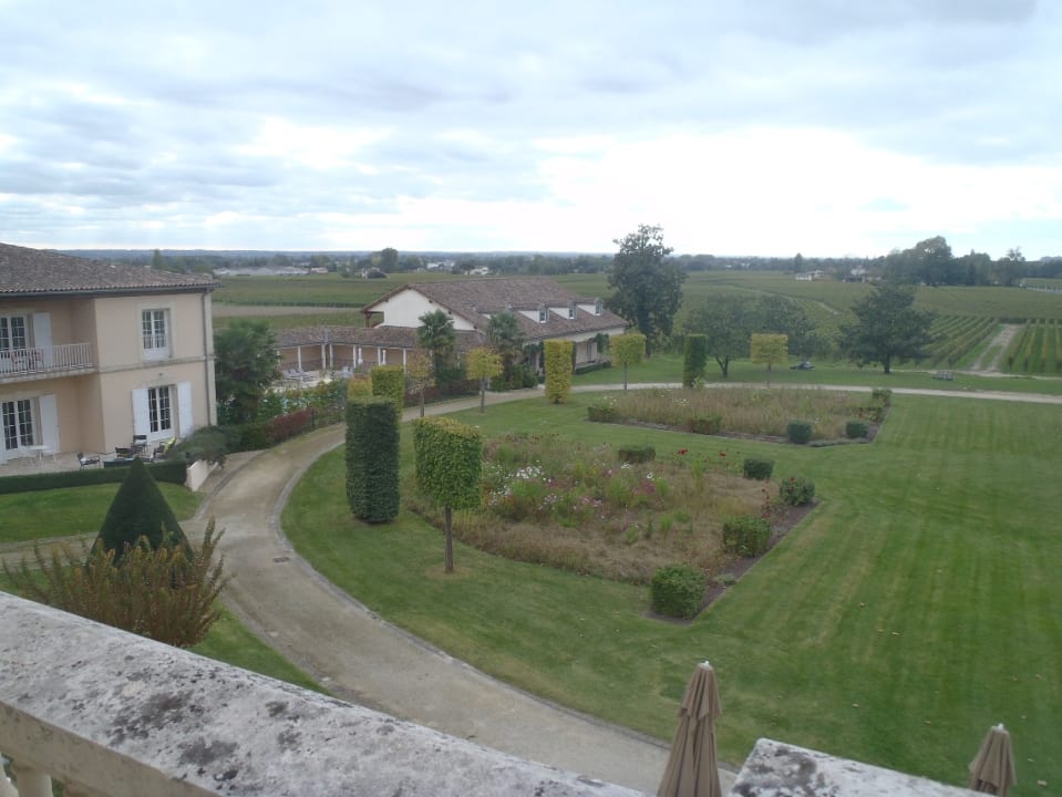 Ausblick Château Hôtel Grand Barrail