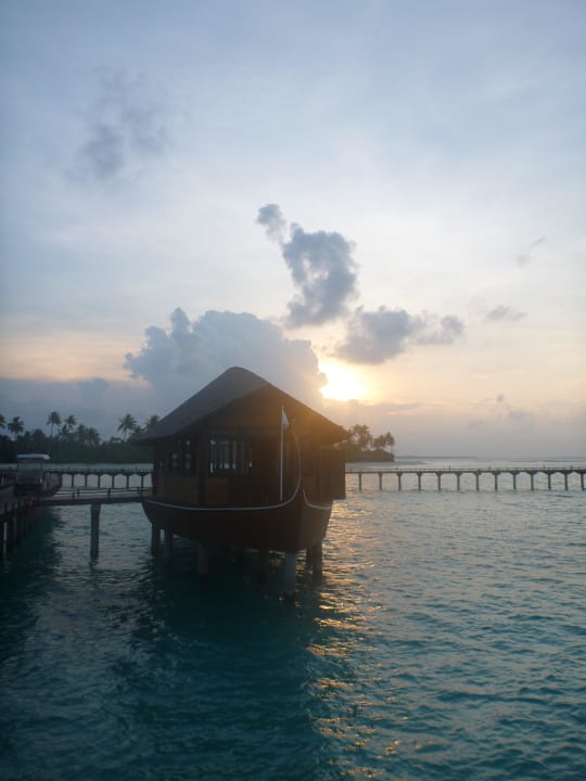 Empfang am Steg Sun Siyam Iru Fushi