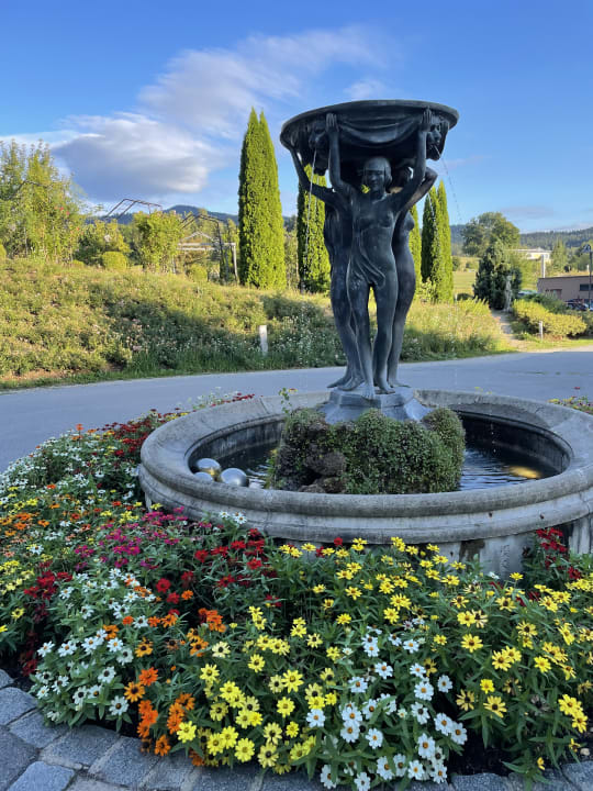 Gartenanlage Spirit & SPA Hotel Birkenhof am Elfenhain