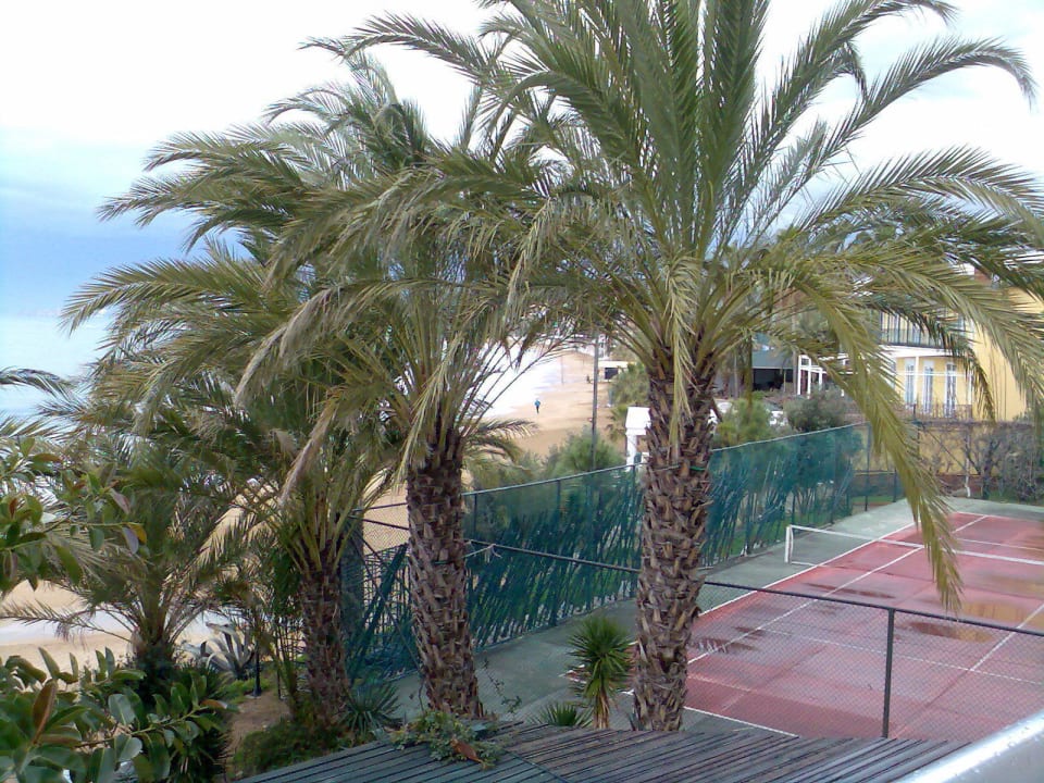 Der Tennisplatz Aska Hotel Just in Beach
