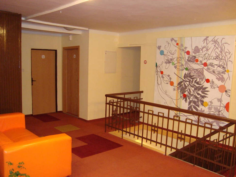 Chodba u schodiště Hotel Hvězda