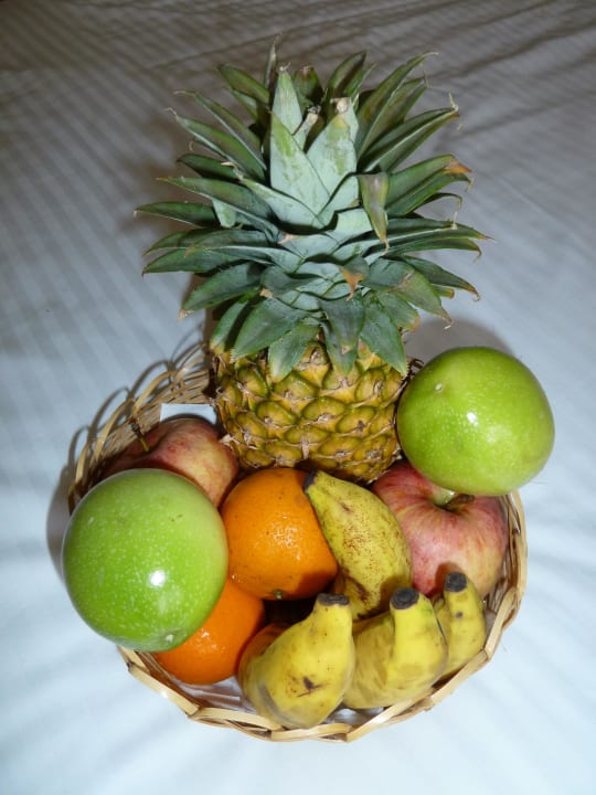 Früchtekorb bei Anreise Berjaya Beau Vallon Bay Resort & Casino
