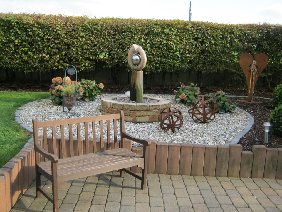 Für die Raucher ein schöner Platz - Wolfgang Hotel Fronhof