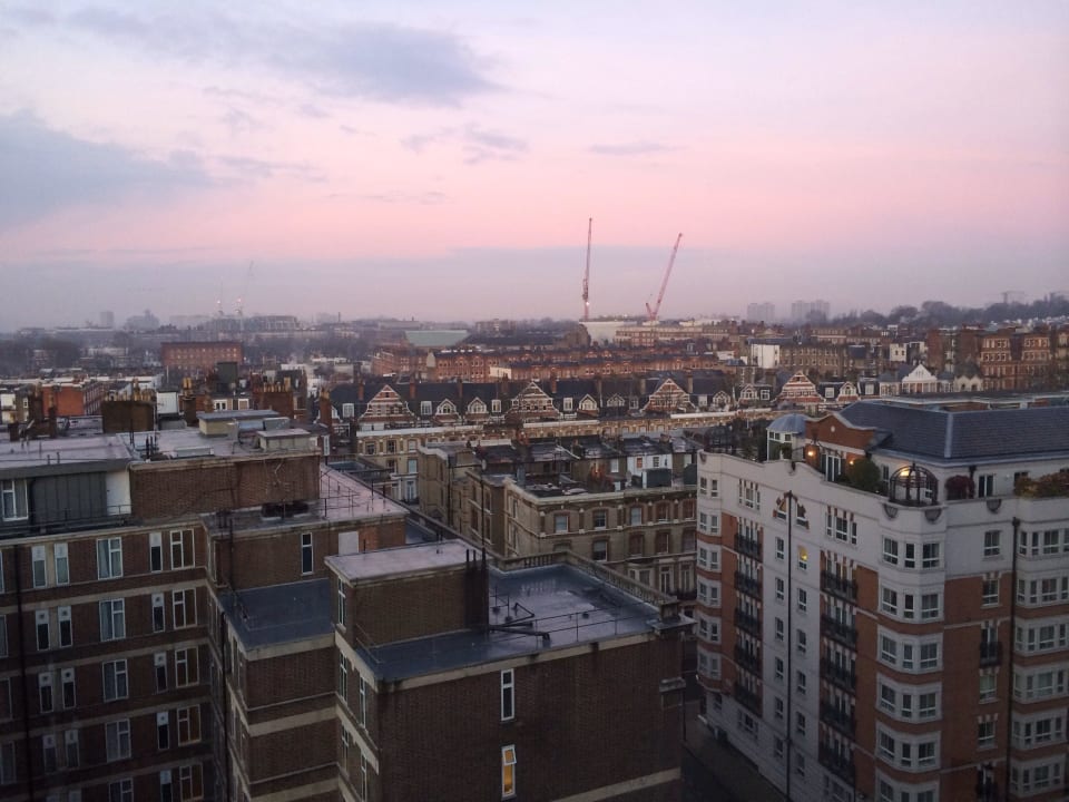 Ausblick aus dem 11. Stock Copthorne Tara Hotel London Kensington