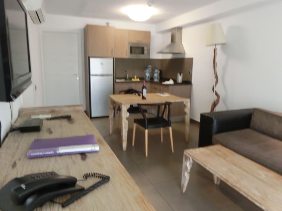Küche und Wohnzimmer Las Tabaibas Appartements