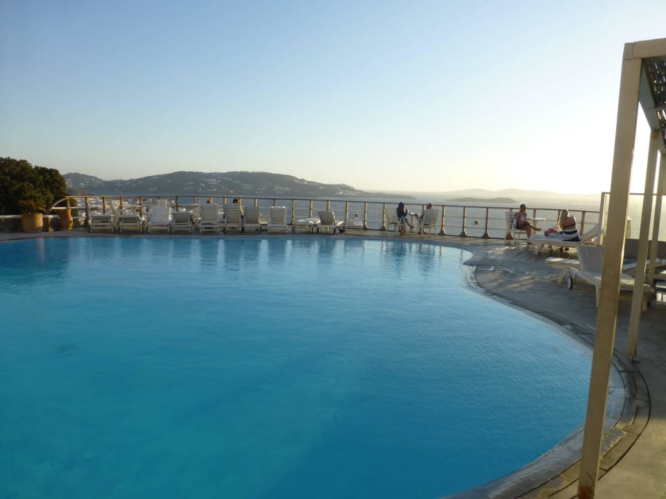 Pool am Dach, bis 2,8m tief Mykonos View Hotel