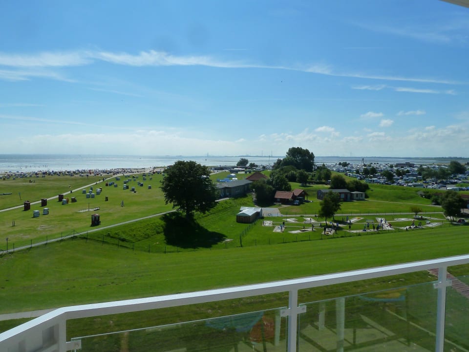 Ausblick Upstalsboom Hotel am Strand