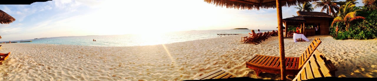 Strandpanorama  NH Collection Maldives Reethi Resort