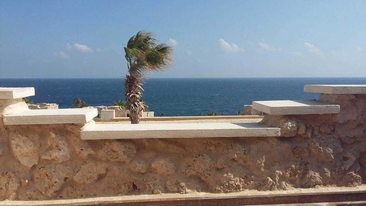 Blick vom Balkon aufs Meer Pickalbatros Citadel Resort