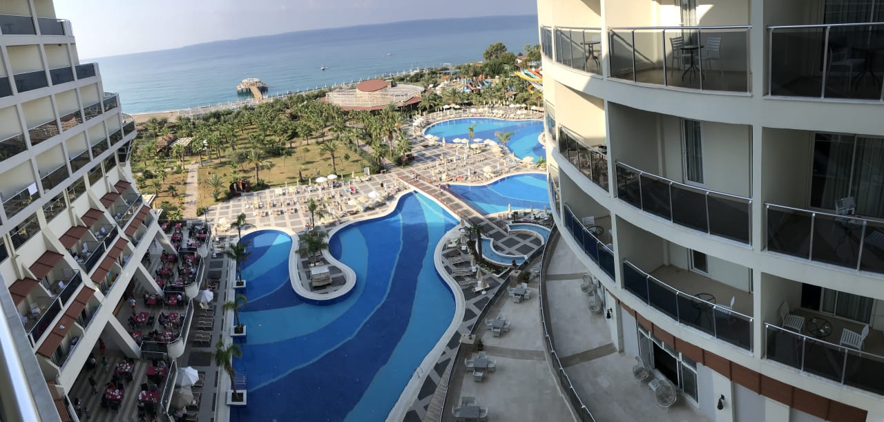 Ausblick Seaden Sea Planet Resort & Spa
