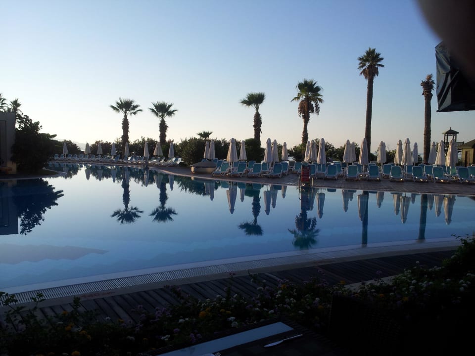 Abendstimmung am Pool Paloma Pasha